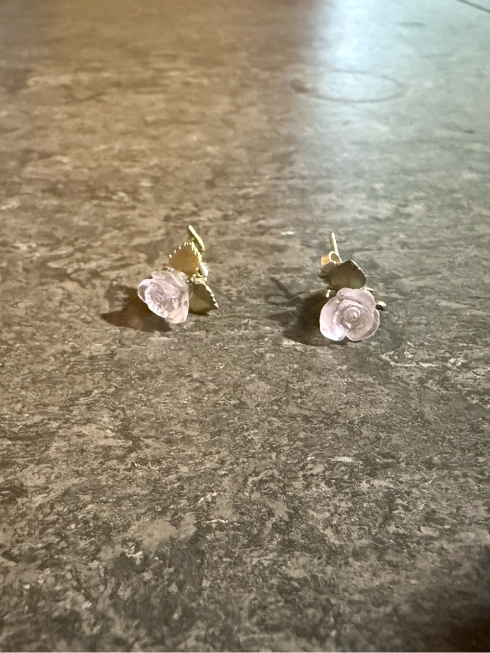 Michael Michaud Rose Earrings